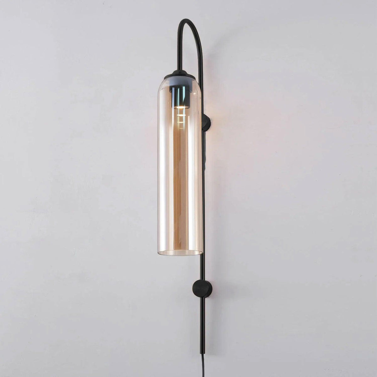 Celaielle Modern Glass Plug-In Wall Lamp