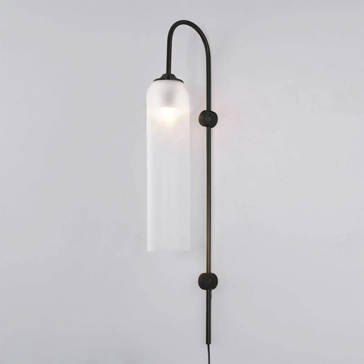 Celaielle Modern Glass Plug-In Wall Lamp