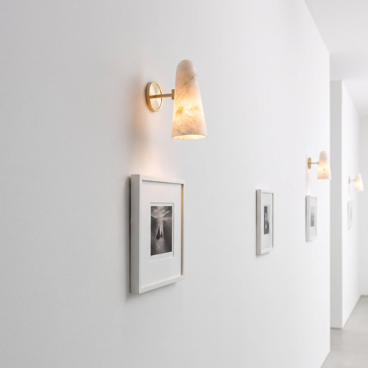 Montfaucon Alabaster Wall Sconce