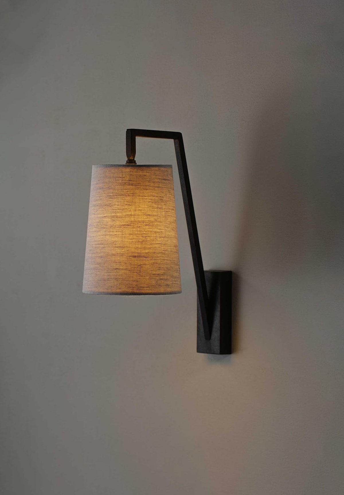 Myvarira Brass Fabric Wall Lamp