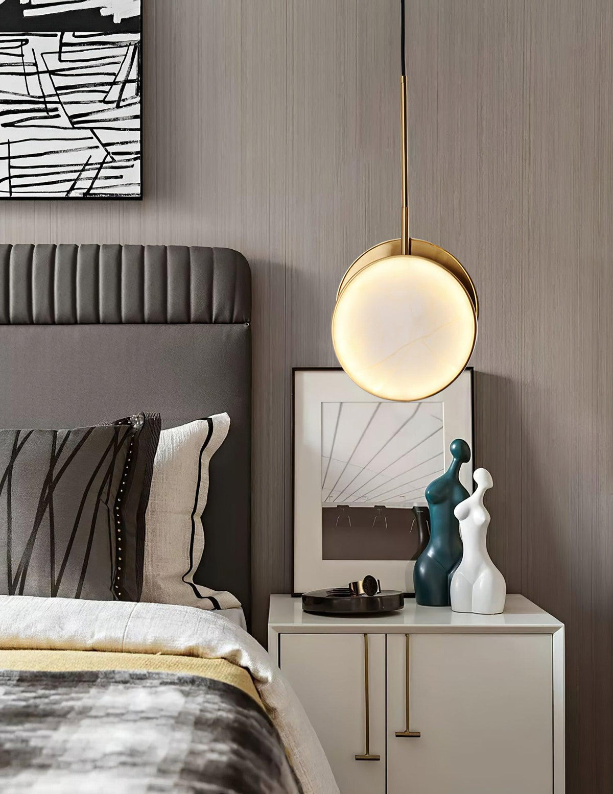 Nivinette Duo Alabaster Pendant Light