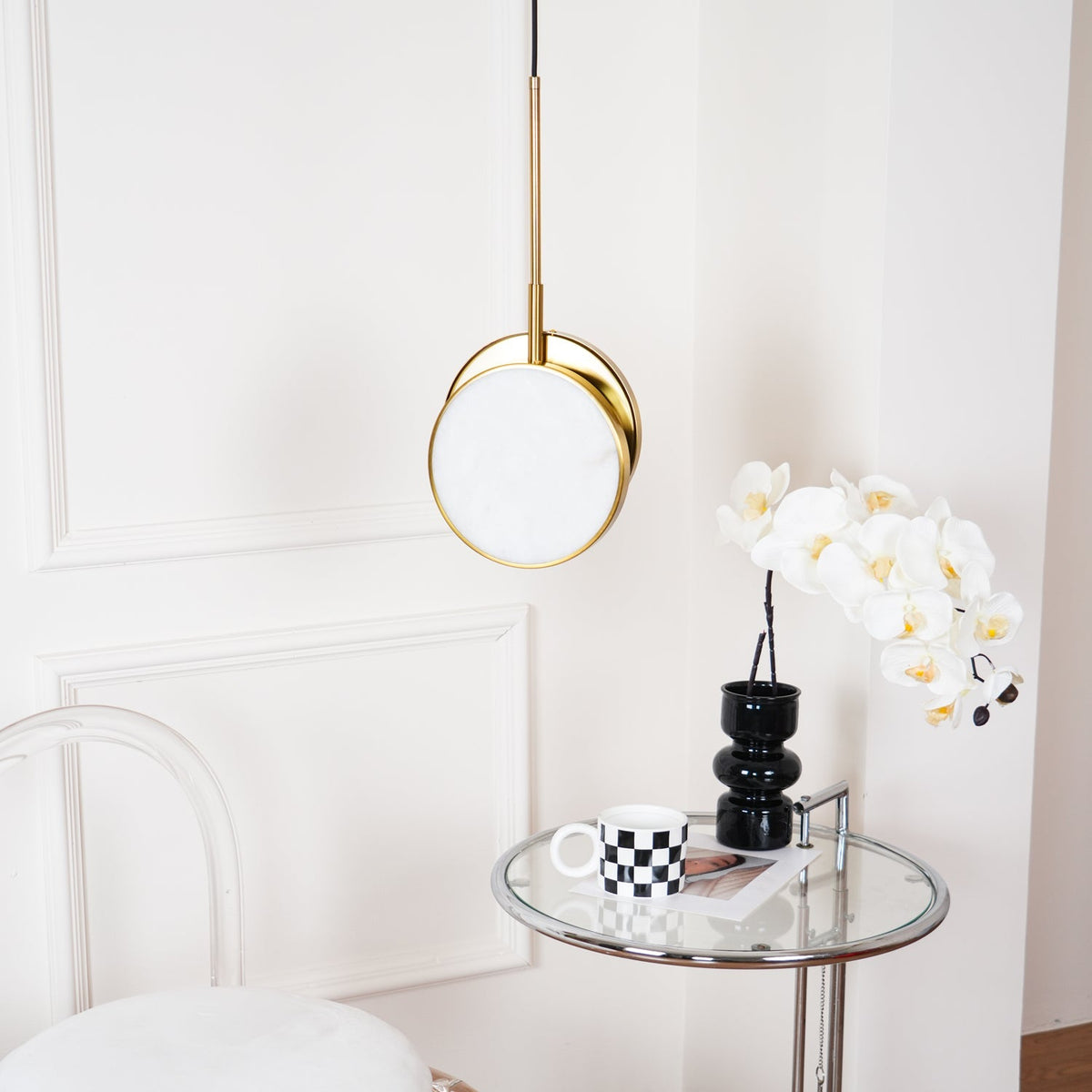 Nivinette Duo Alabaster Pendant Light