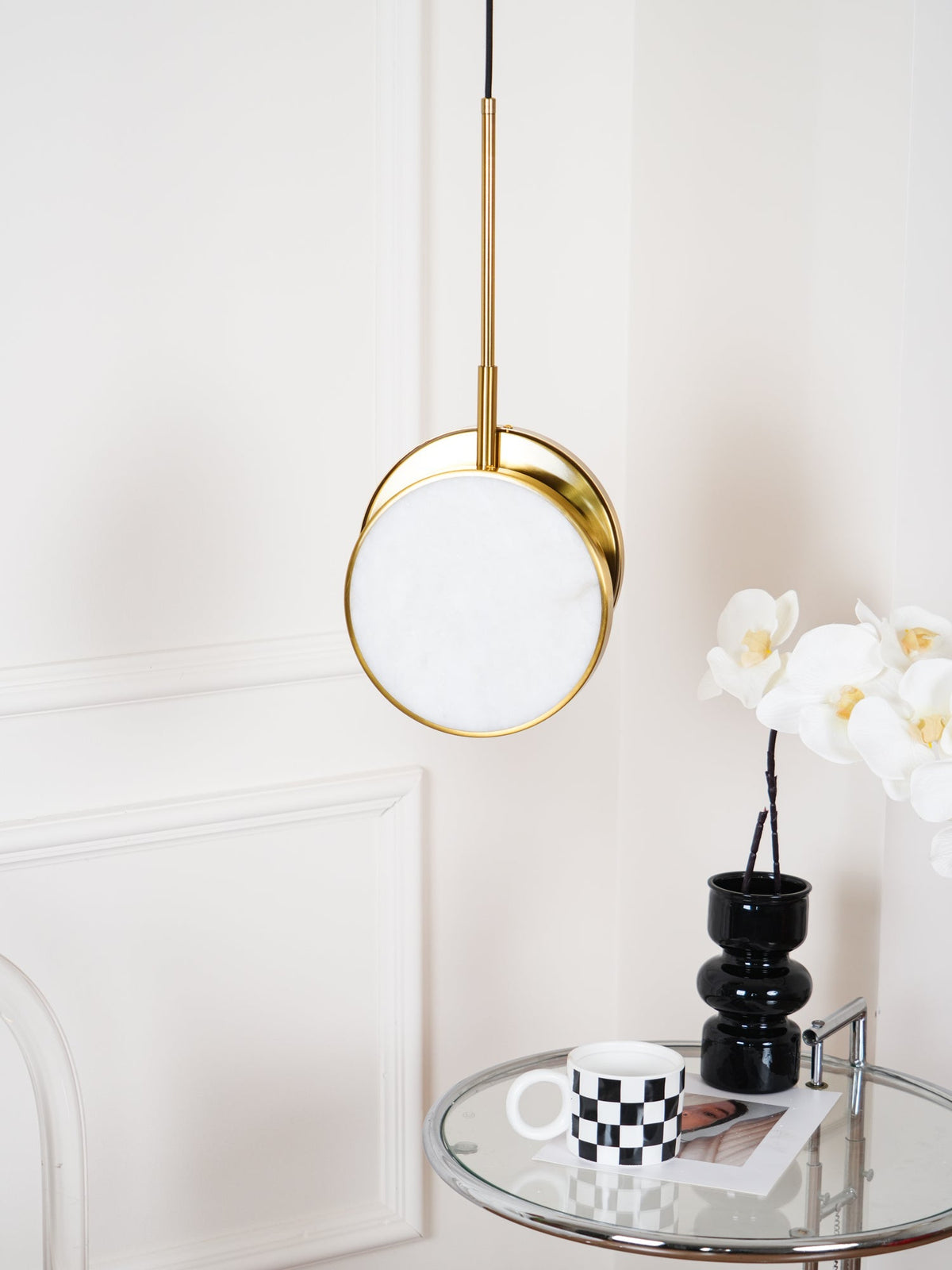 Nivinette Duo Alabaster Pendant Light