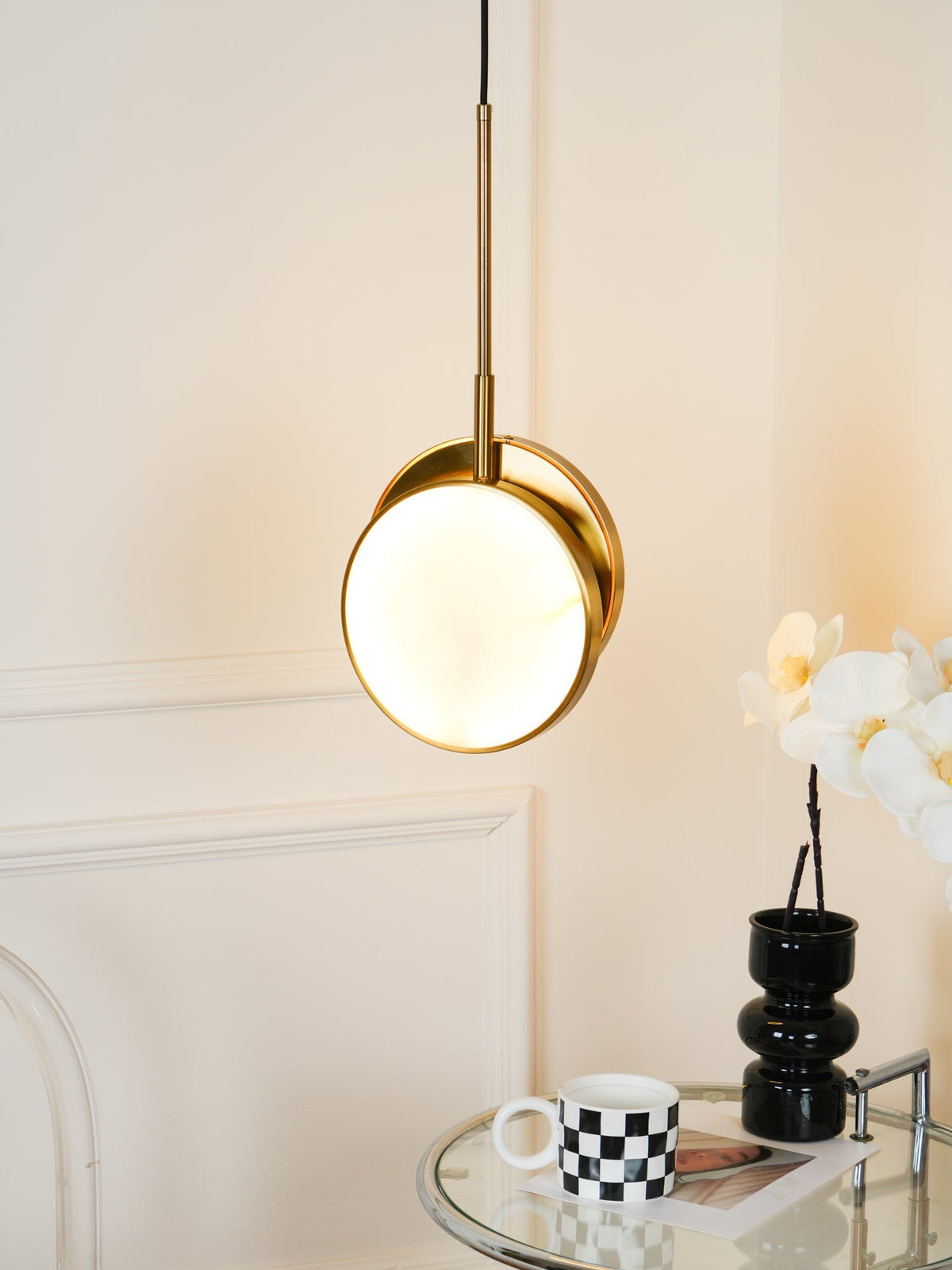 Nivinette Duo Alabaster Pendant Light