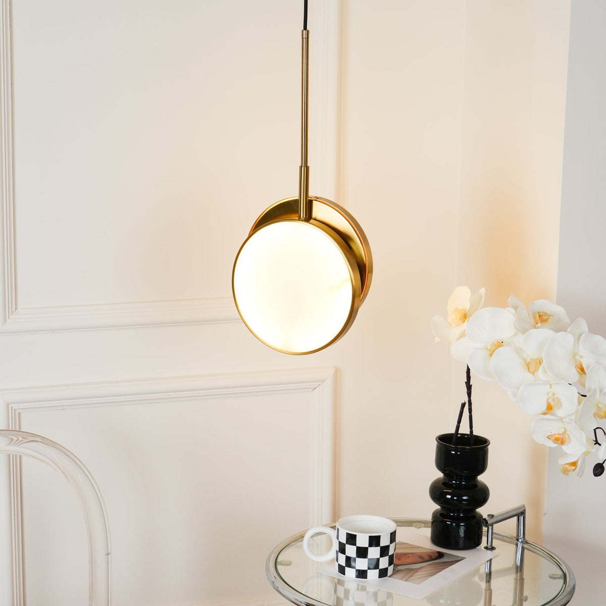 Nivinette Duo Alabaster Pendant Light