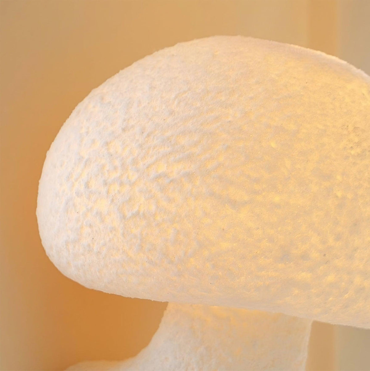 Mylo Mushroom Resin Plug-in Wall Lamp