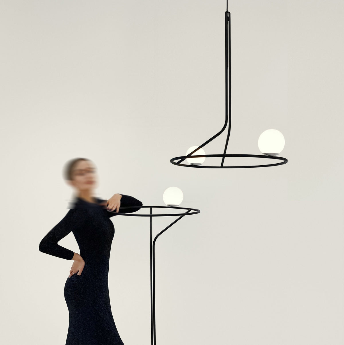 Ilthael Brass Glass Chandelier