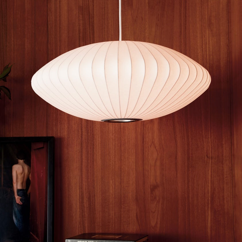 Femogir Pendant Light Bubble Mulberry Silk