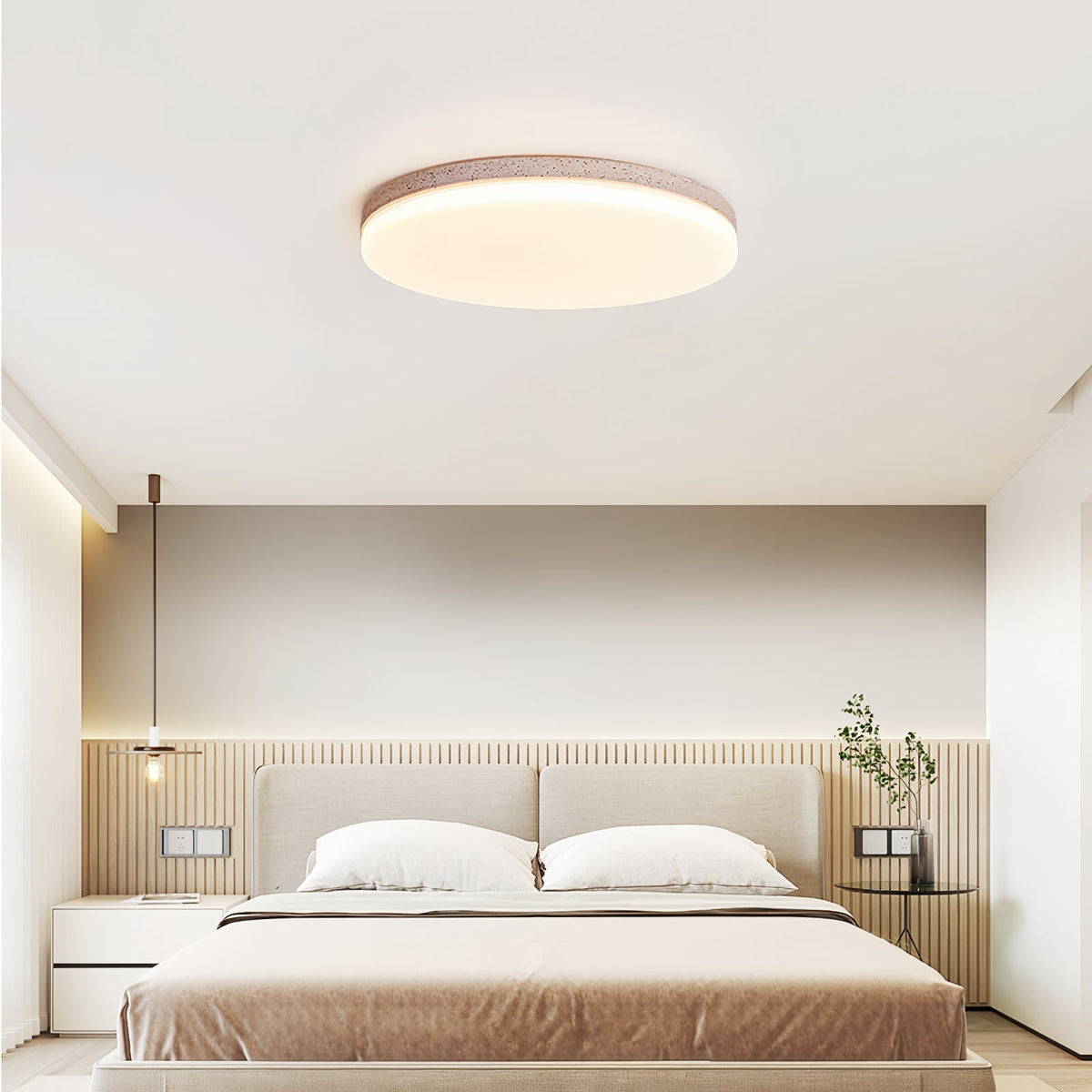 Valiviella Travertine Ceiling Light