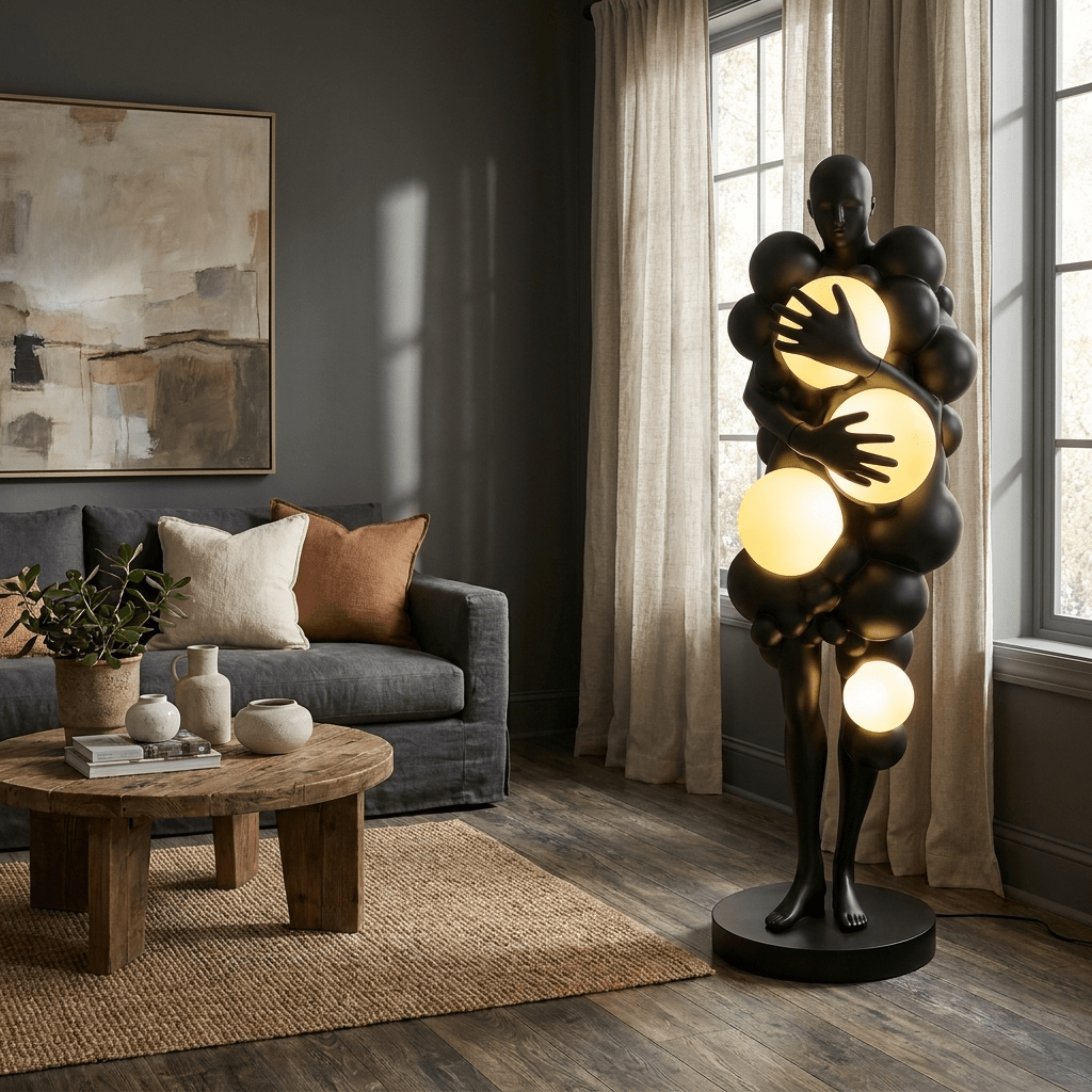 Noruiella Figure Floor Lamp
