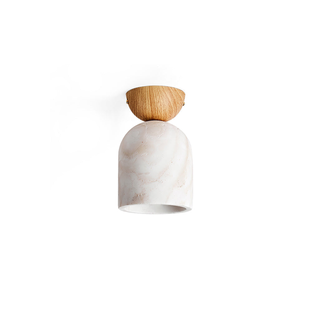 Linora Travertine Ceiling Lamp