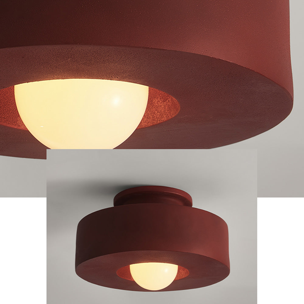 Honepoti Flush Mount Ceiling Light Nordic Macaron Bedroom