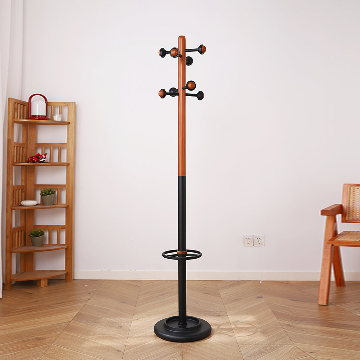 Alden Rift Wooden Coat Rack