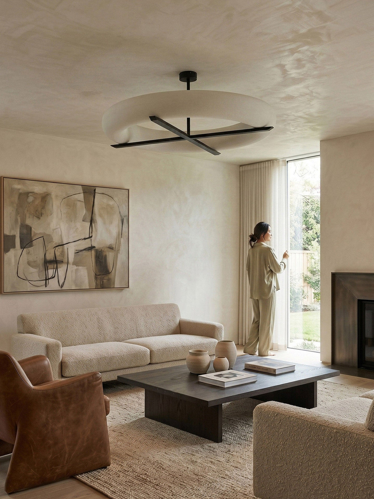 Wexford Geometric Flush Mount Chandelier