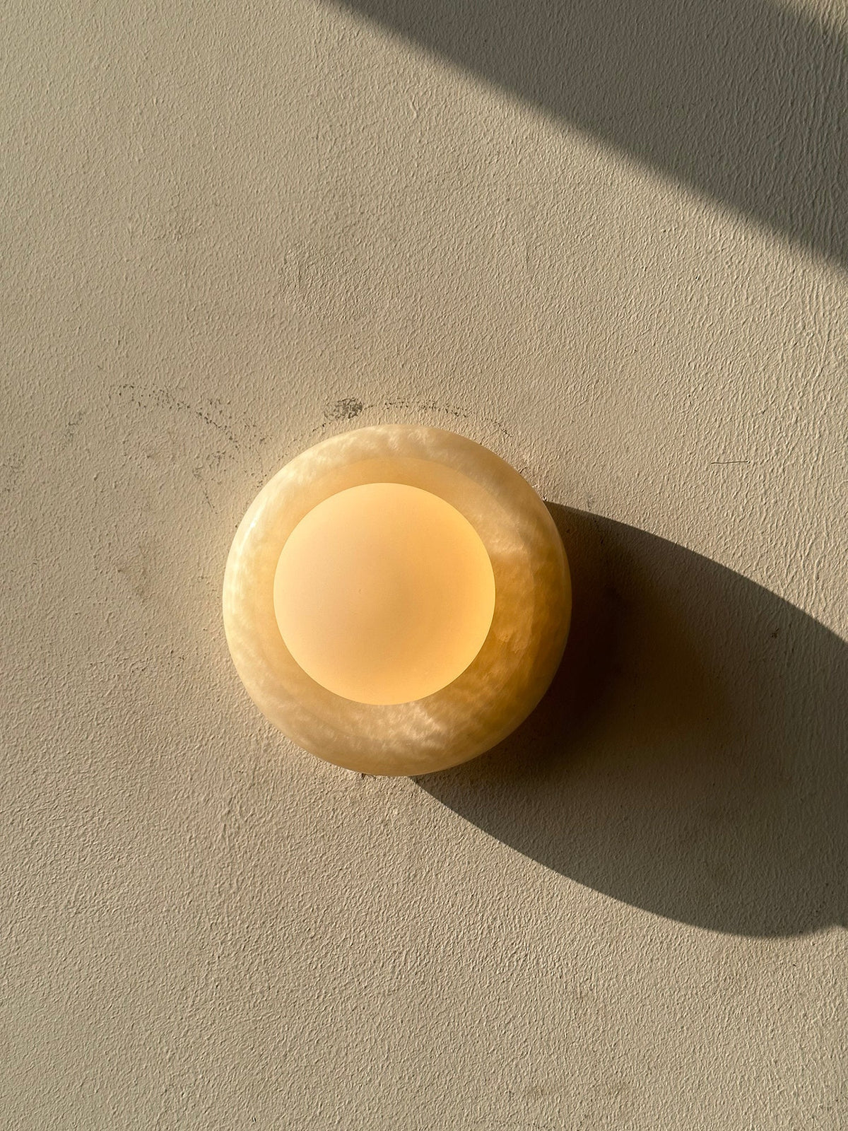 Cemaros Jade Glass Wall Lamp-Relic Pieces