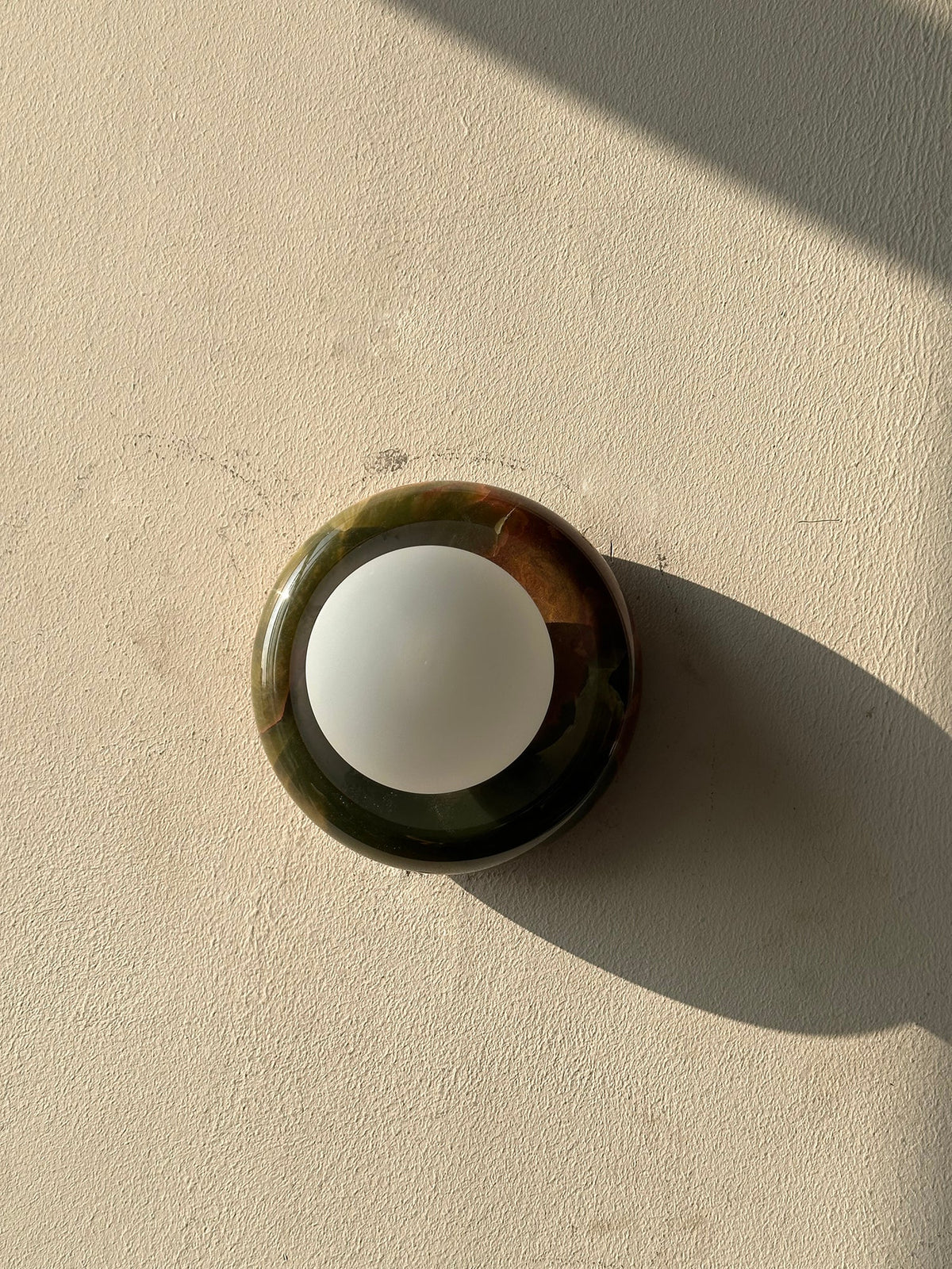Cemaros Jade Glass Wall Lamp-Relic Pieces
