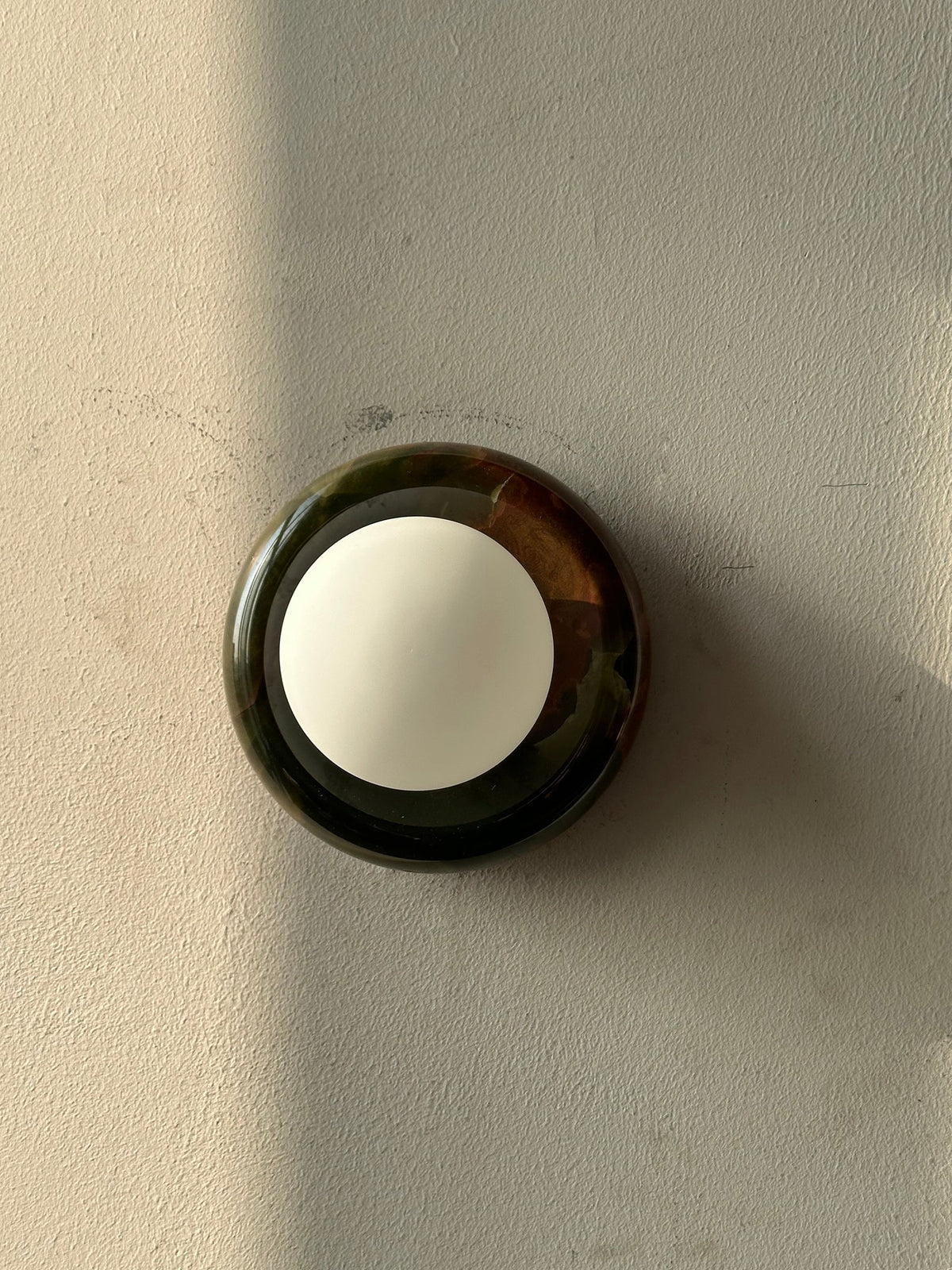 Cemaros Jade Glass Wall Lamp-Relic Pieces