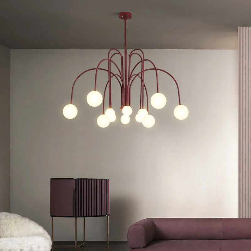Arvyn Pendant Light Double Layer Glass Bubble-Relic Pieces