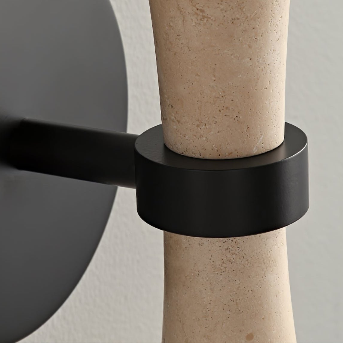 Oloriel Sculptural Travertine Wall Light