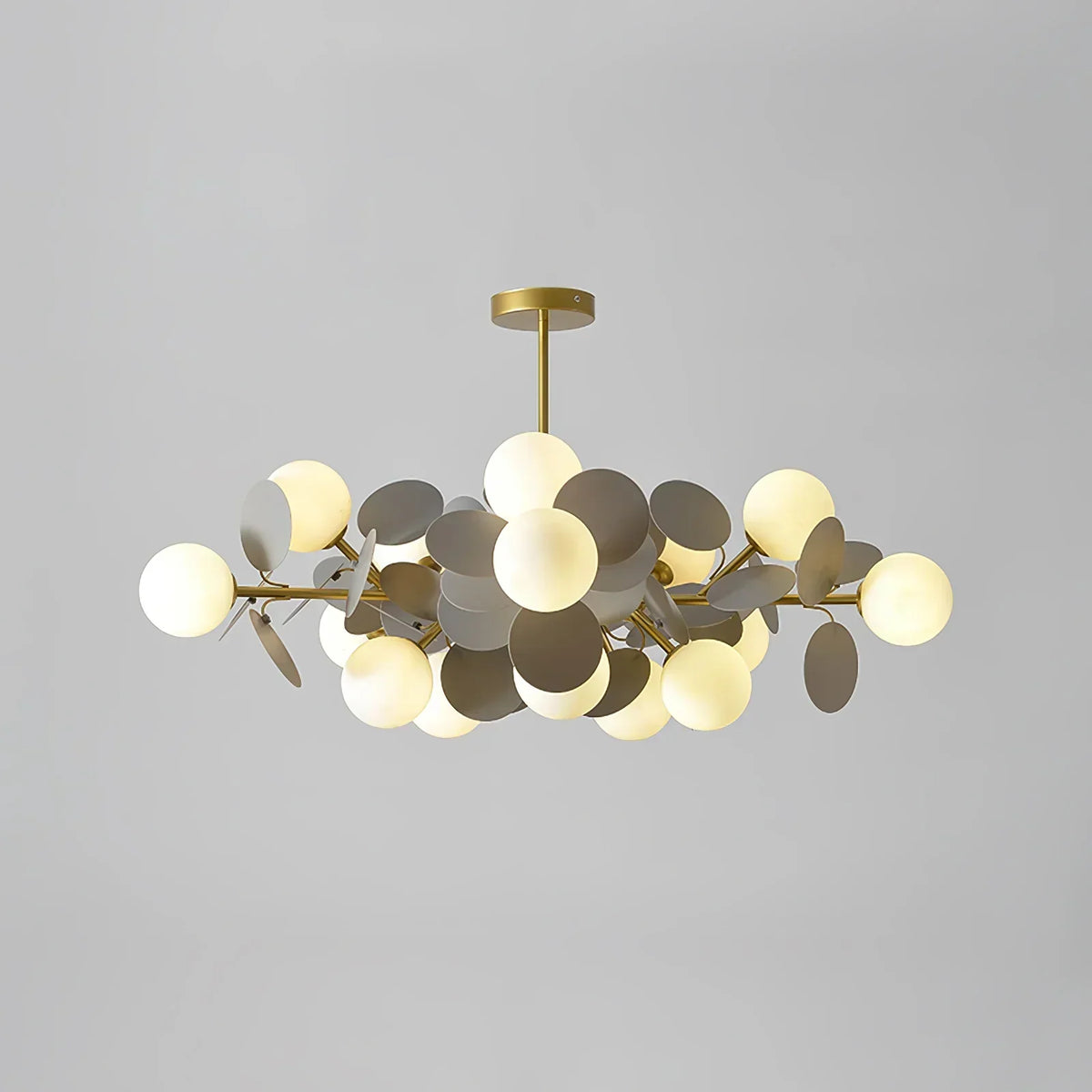 Nurodek Multicolored Flower Branch Chandelier Living Room