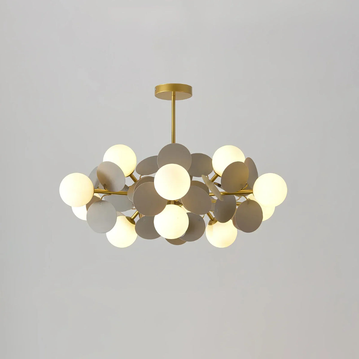 Nurodek Multicolored Flower Branch Chandelier Living Room