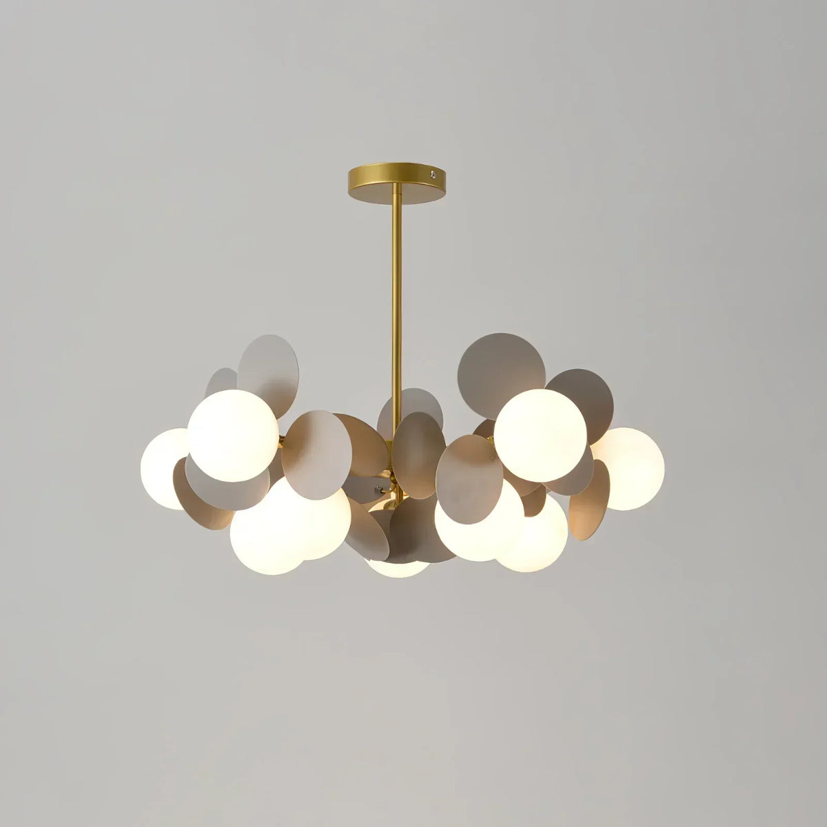 Nurodek Multicolored Flower Branch Chandelier Living Room