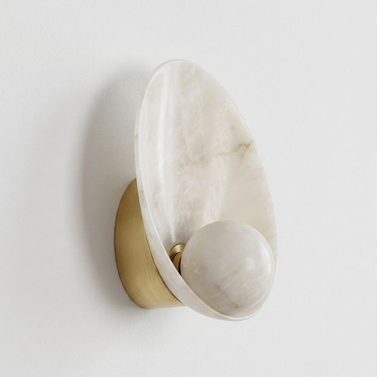 Quillstone Alabaster Wall Sconce
