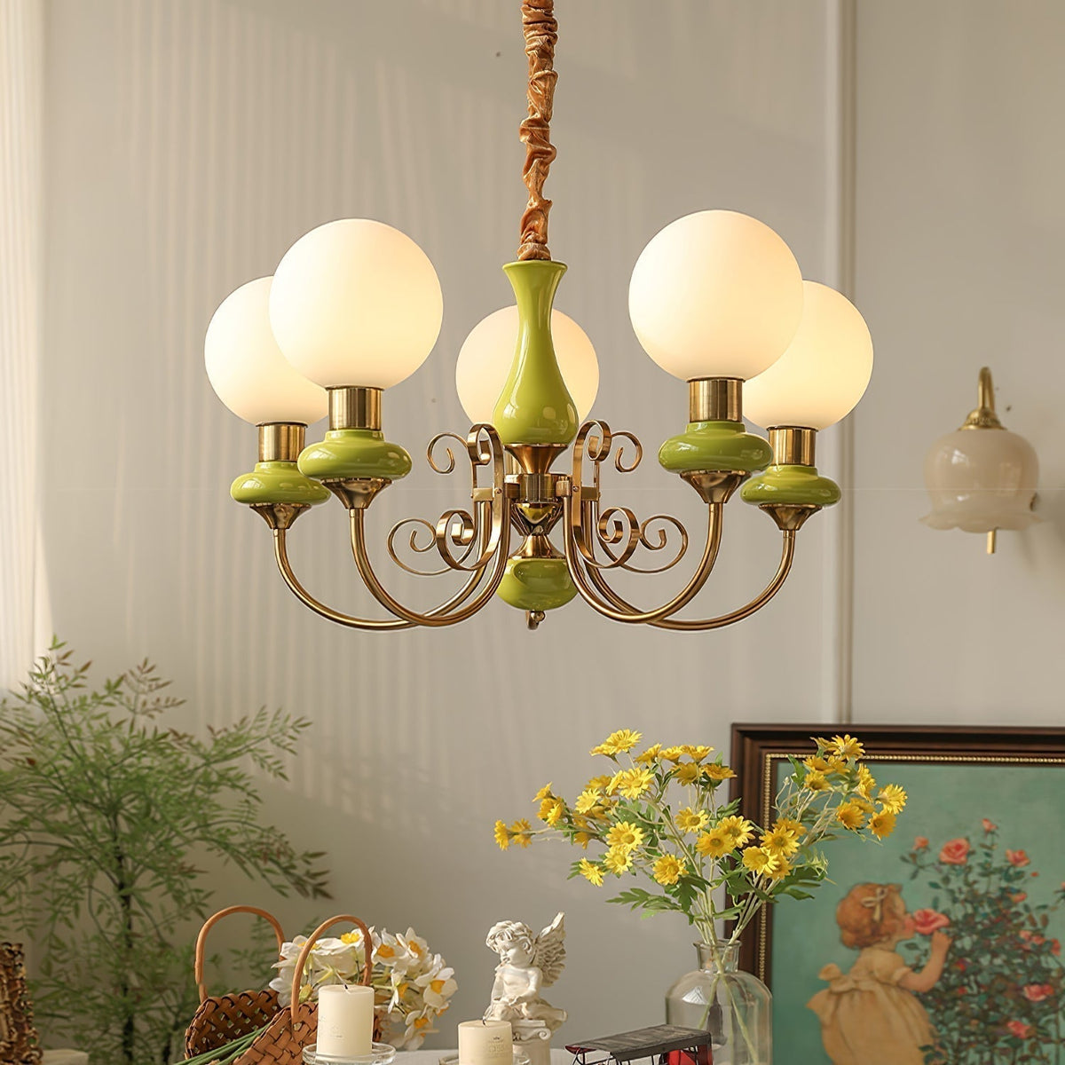 Falasel Chandelier Glass
