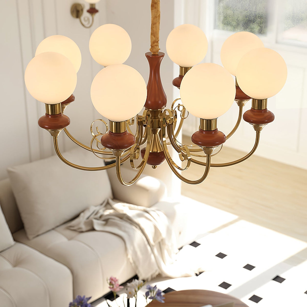 Falasel Chandelier Glass