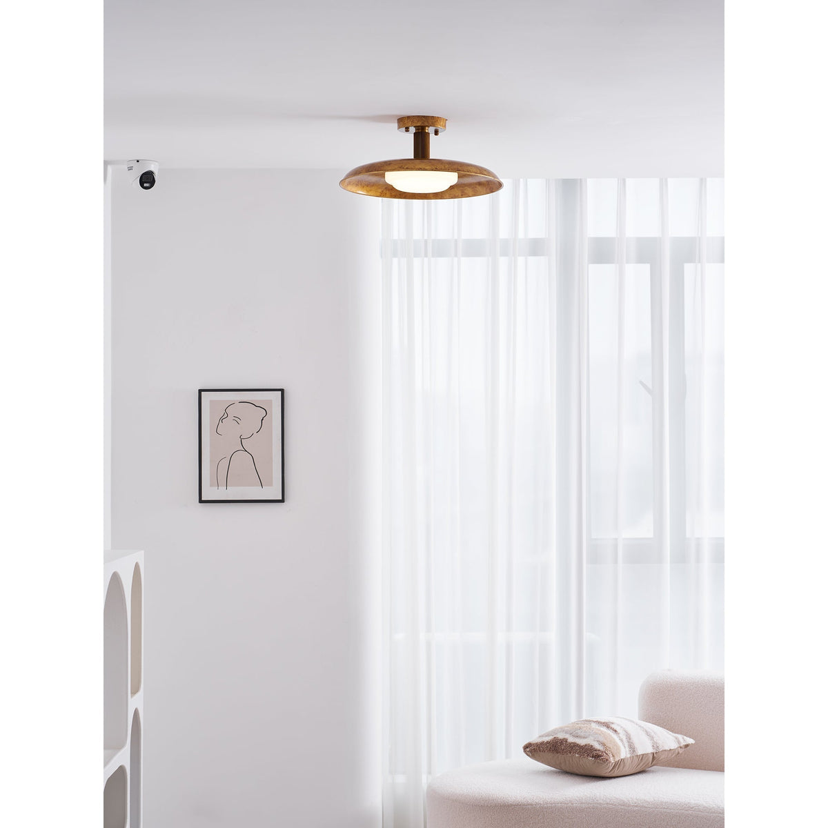 Ormure Style Flat-Panel Ceiling Light