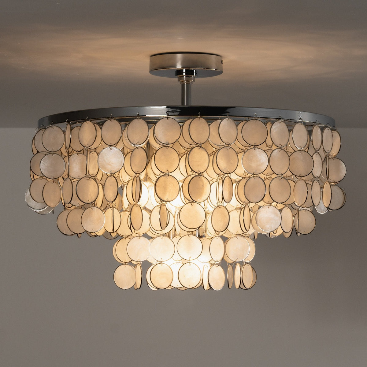 Zephyro Pearl Shell Ceiling Lamp