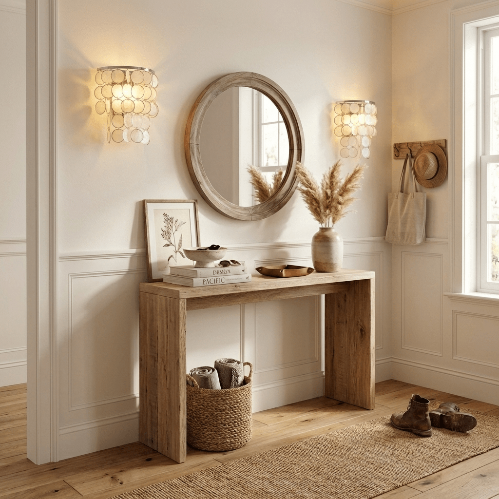 Nacivaine Pearl Shell Wall Lamp