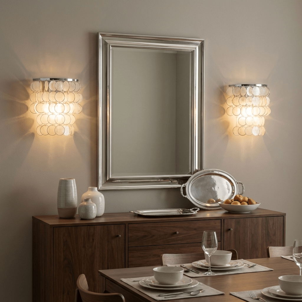 Nacivaine Pearl Shell Wall Lamp
