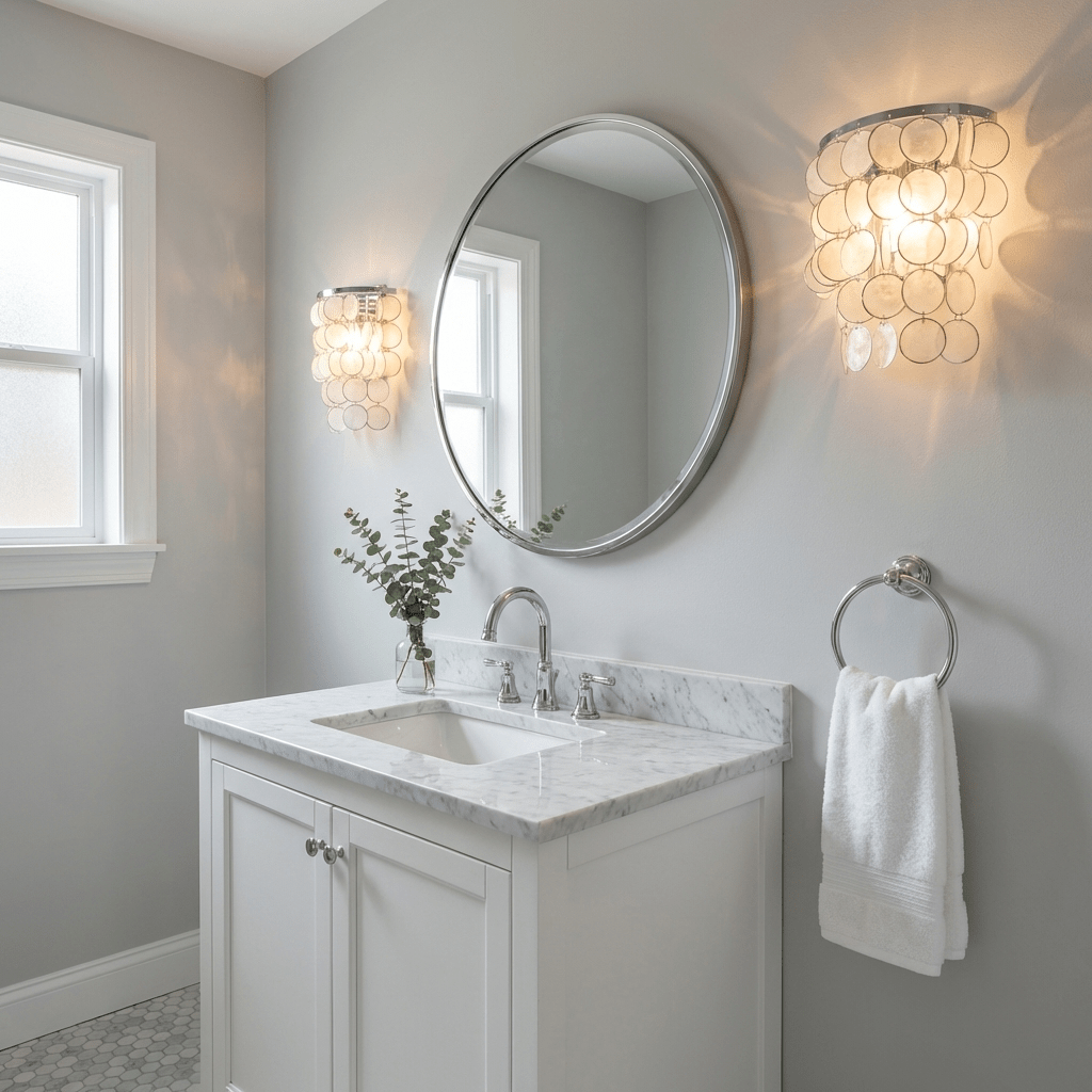 Nacivaine Pearl Shell Wall Lamp