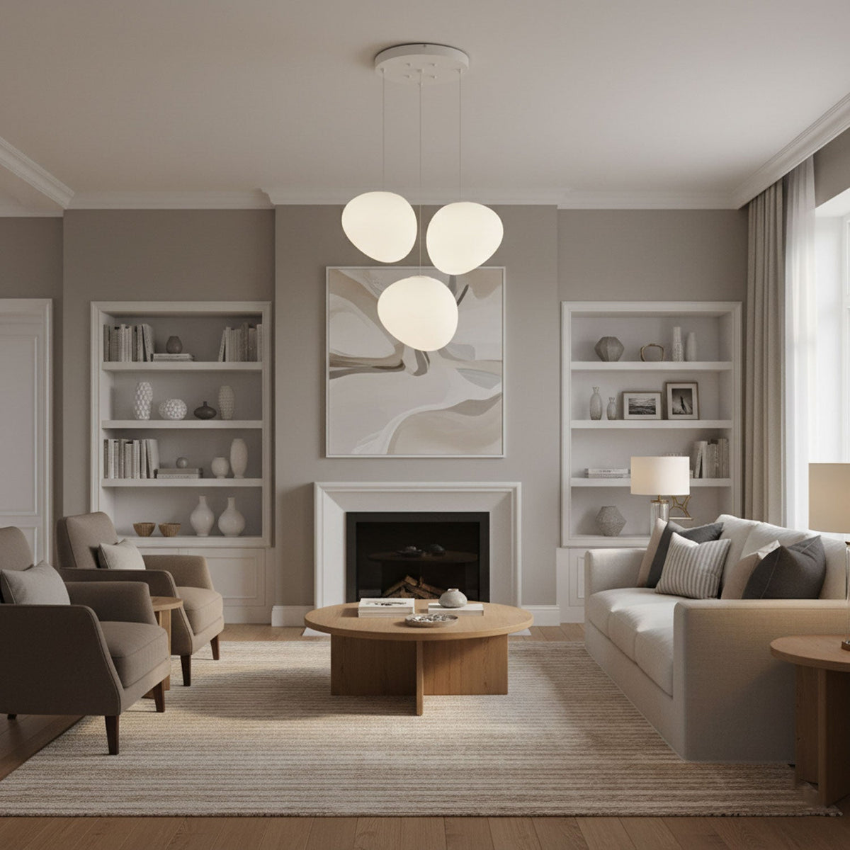 Elva Pebble Glow Pendant Lamp