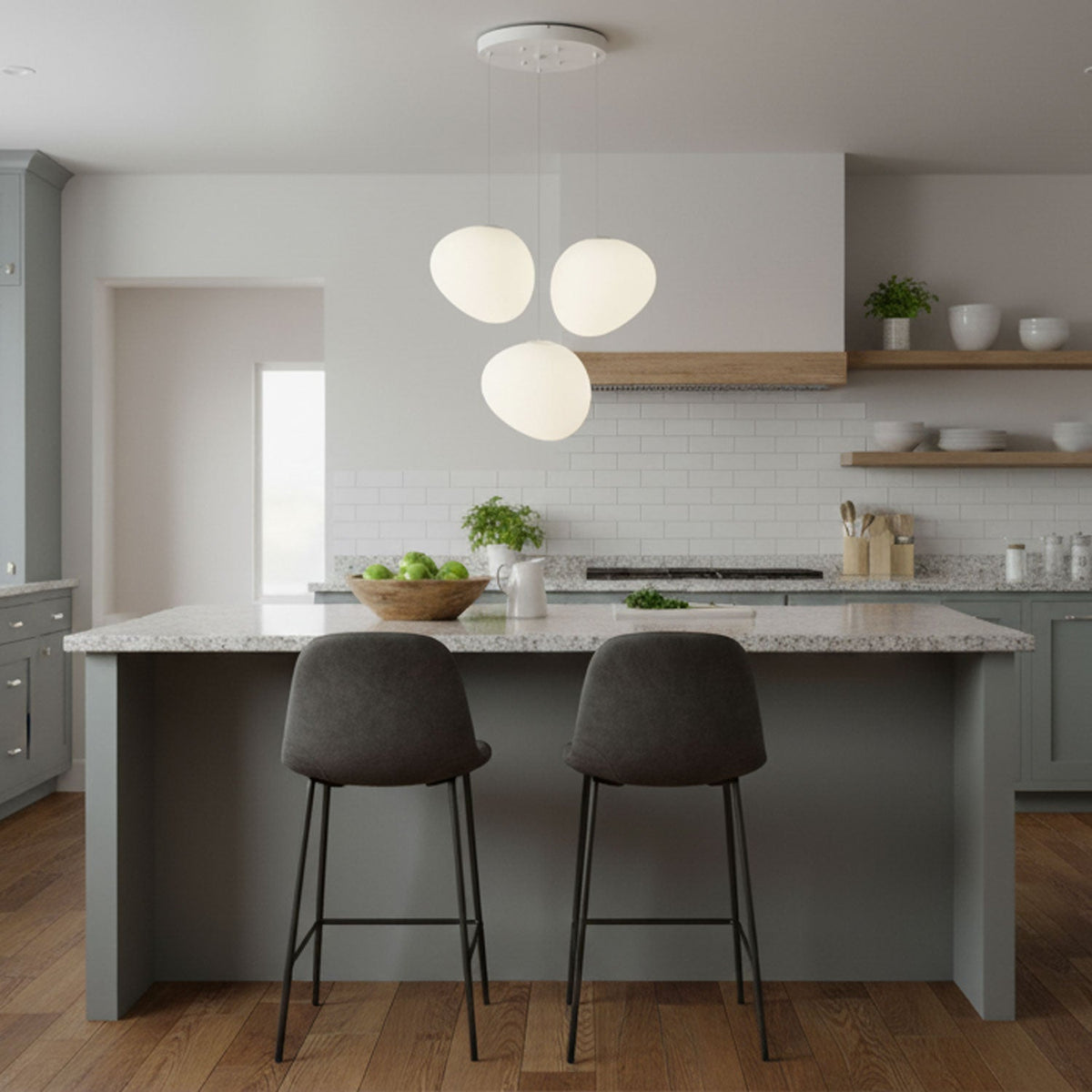 Elva Pebble Glow Pendant Lamp