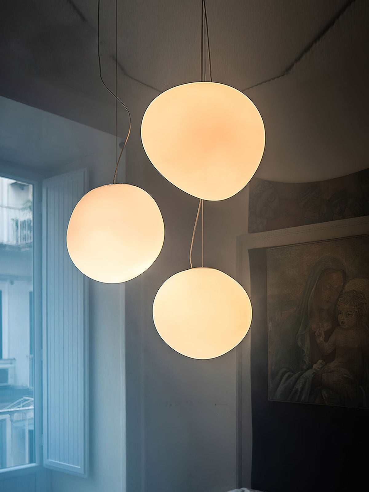 Elva Pebble Glow Pendant Lamp