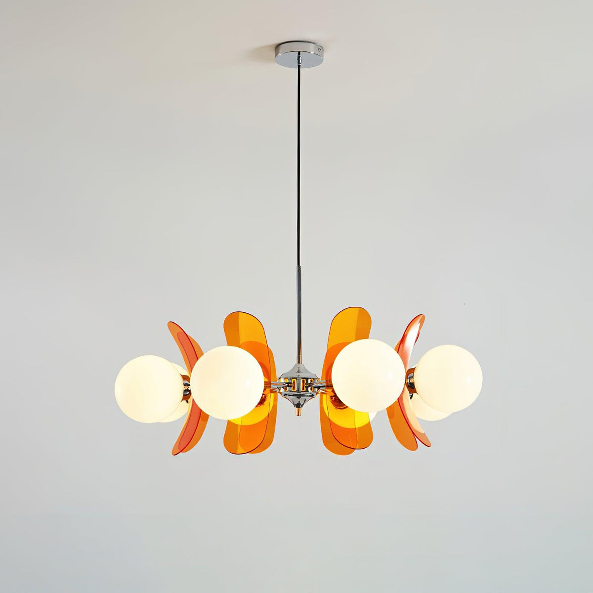 Silisur Chandelier Brown &Orange