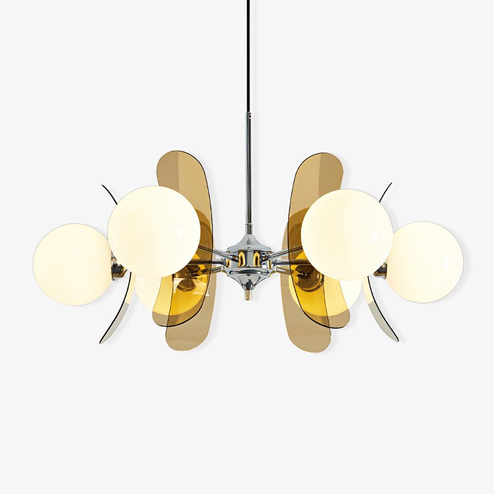 Silisur Chandelier Brown &Orange