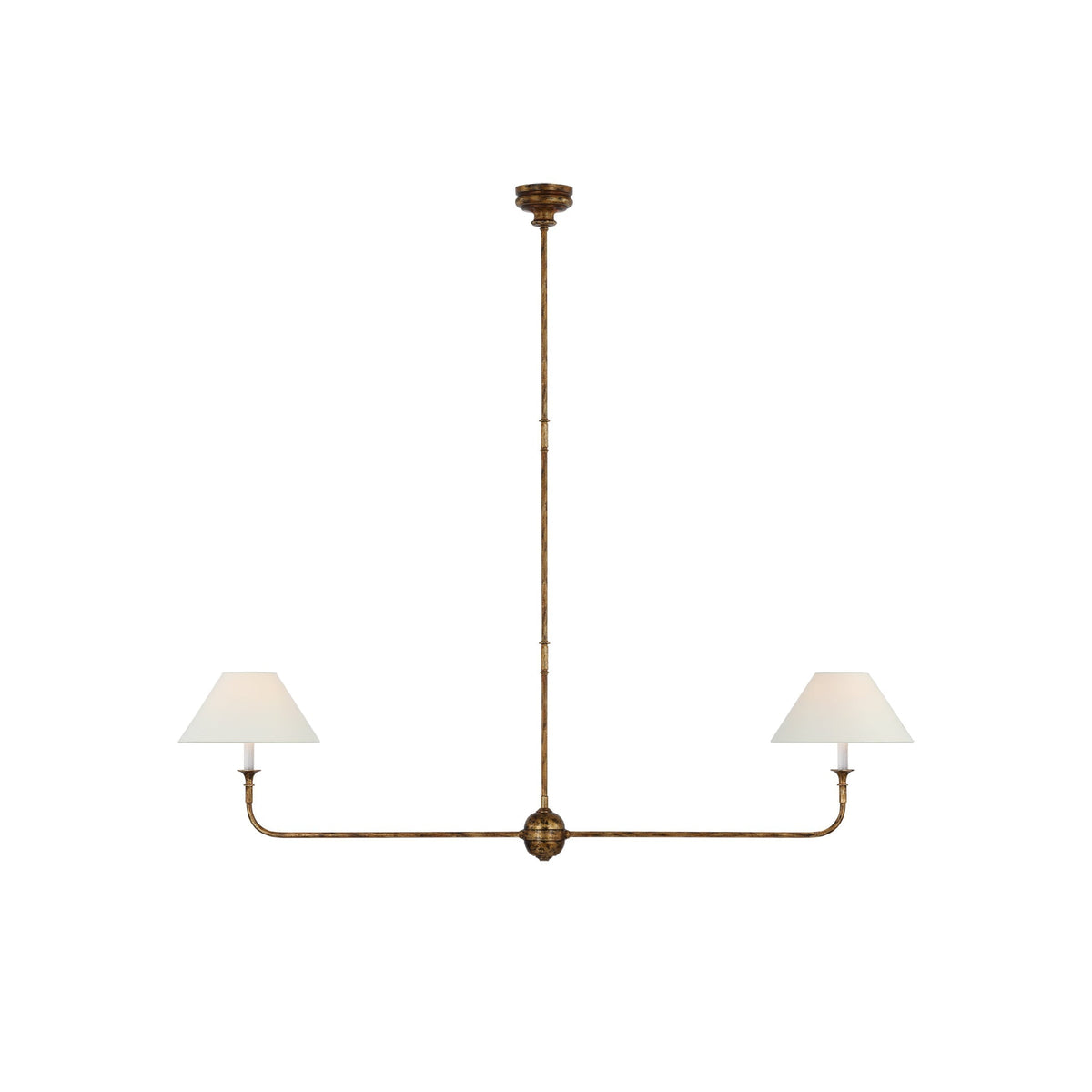 Degirut Modern Linear LED Chandelier Living Room Bedroom