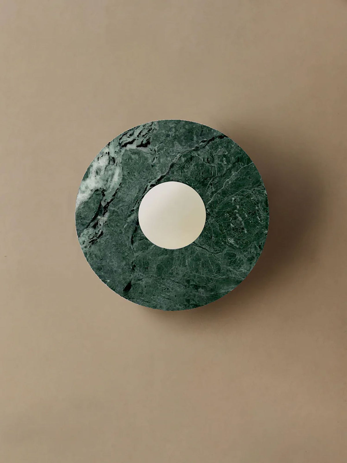Neranenne Round Stone Disc Wall Sconce