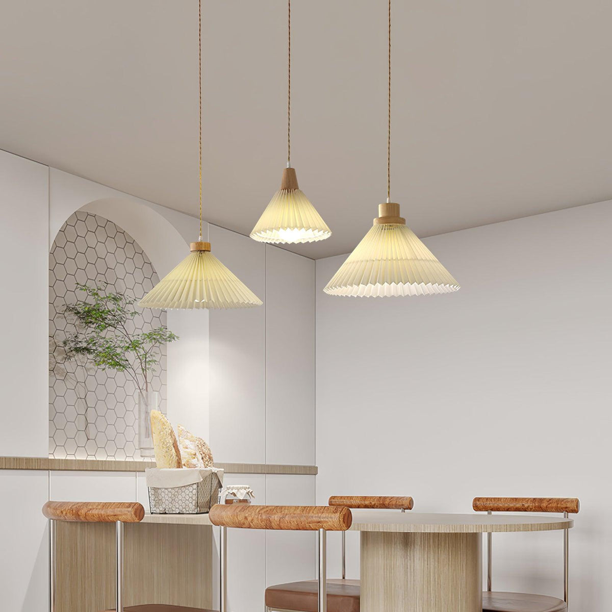 Rinisora Modern Wood Pendant Light