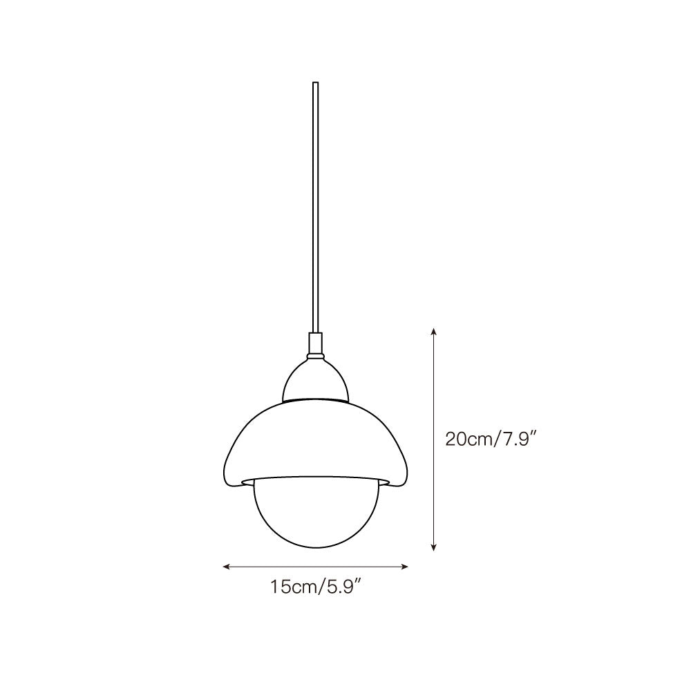 Vilaeisra Wooden Marble Pendant Lamp-Relic Pieces