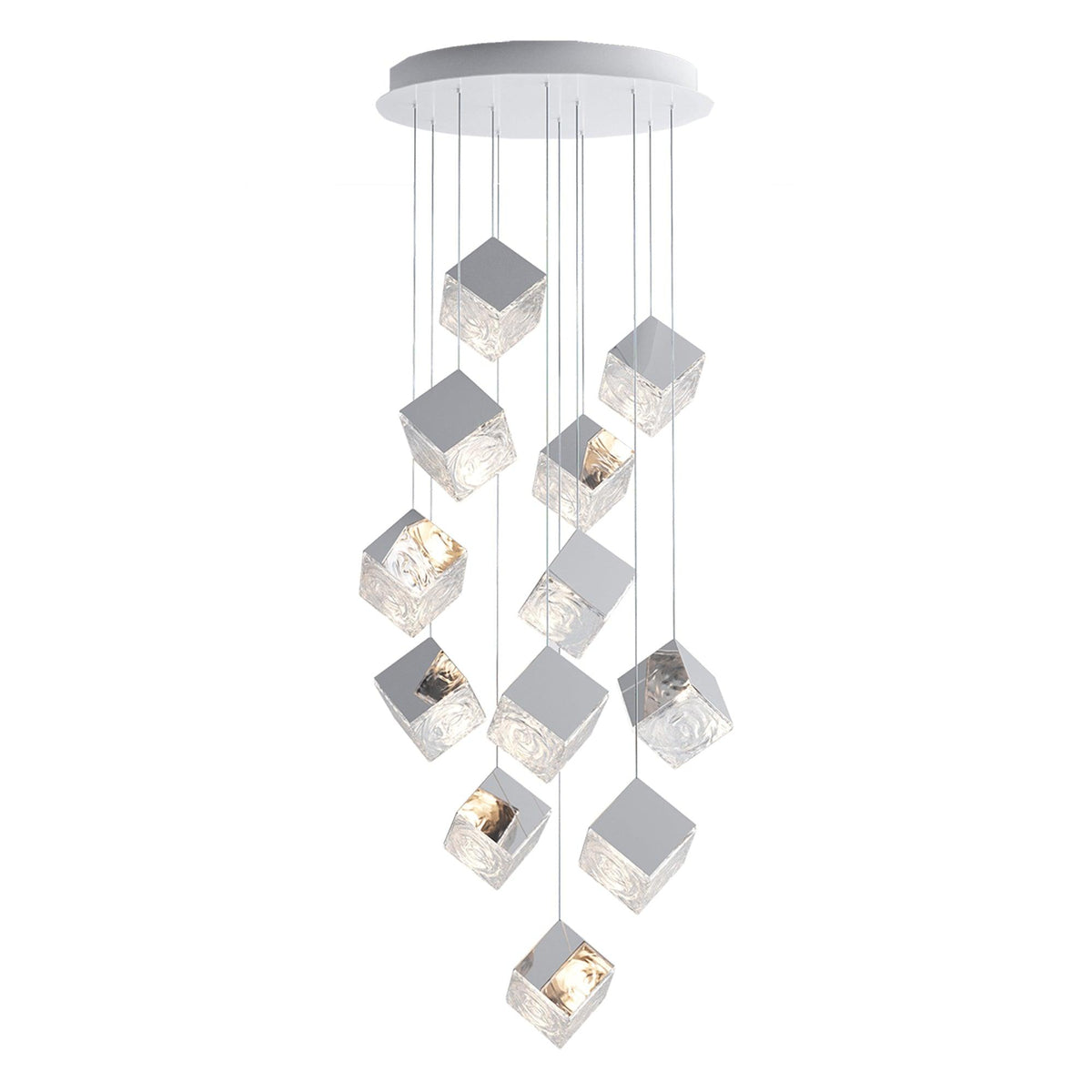 Teriorena Artistic Geometric Cube Chandelier