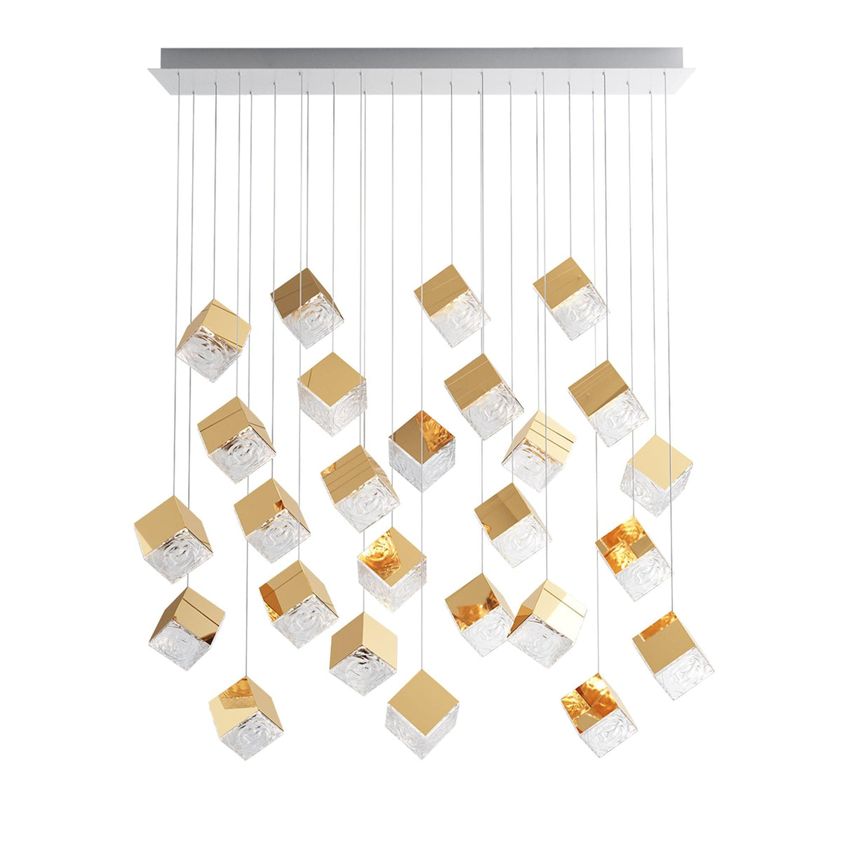 Teriorena Artistic Geometric Cube Chandelier