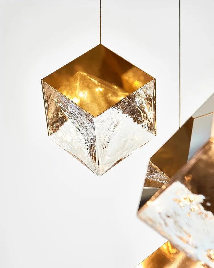 Teriorena Artistic Geometric Cube Chandelier