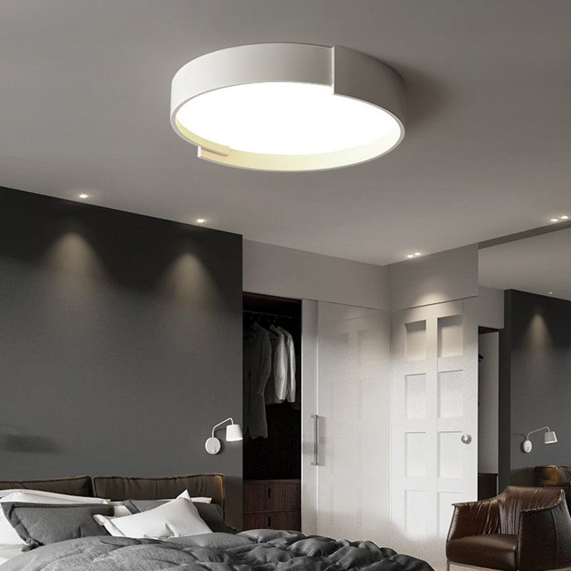 Cibetin Modern Round Flush Mount Ceiling Light LED Double Layer