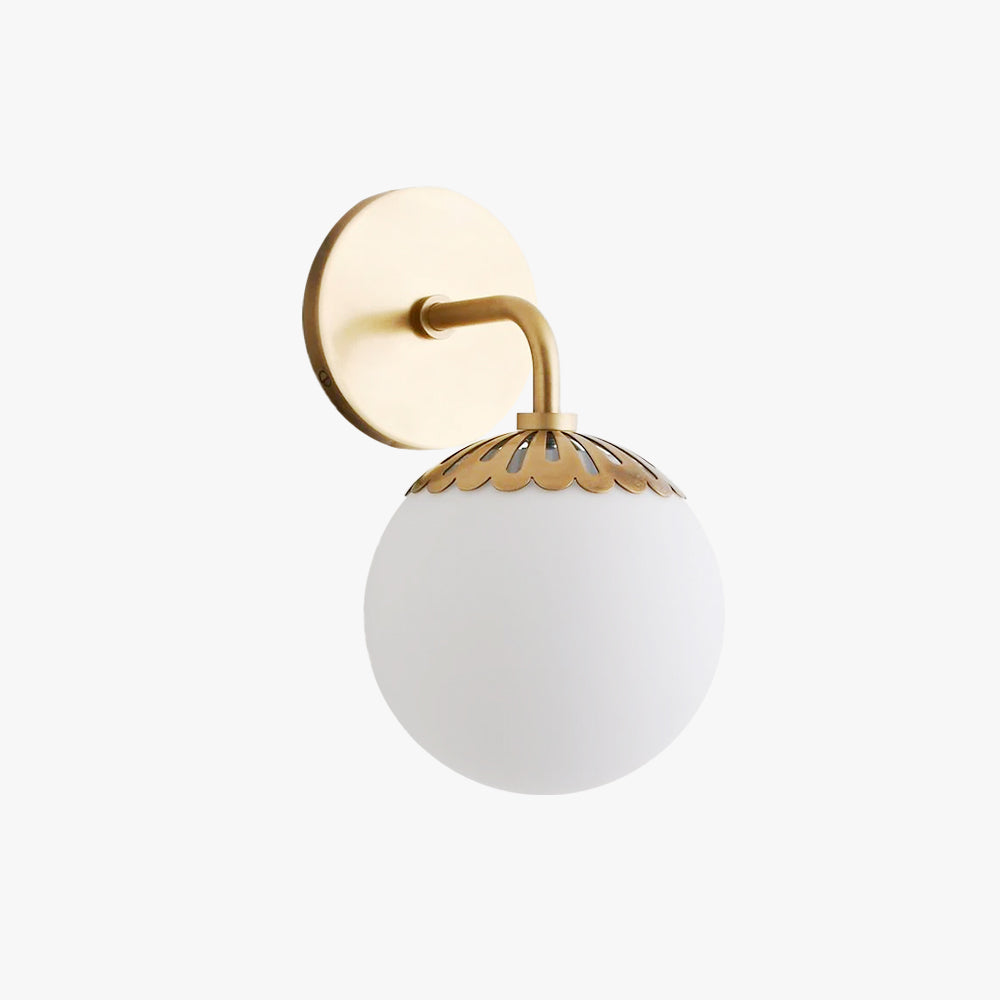 Pagumik Globe Glass Wall Lamp