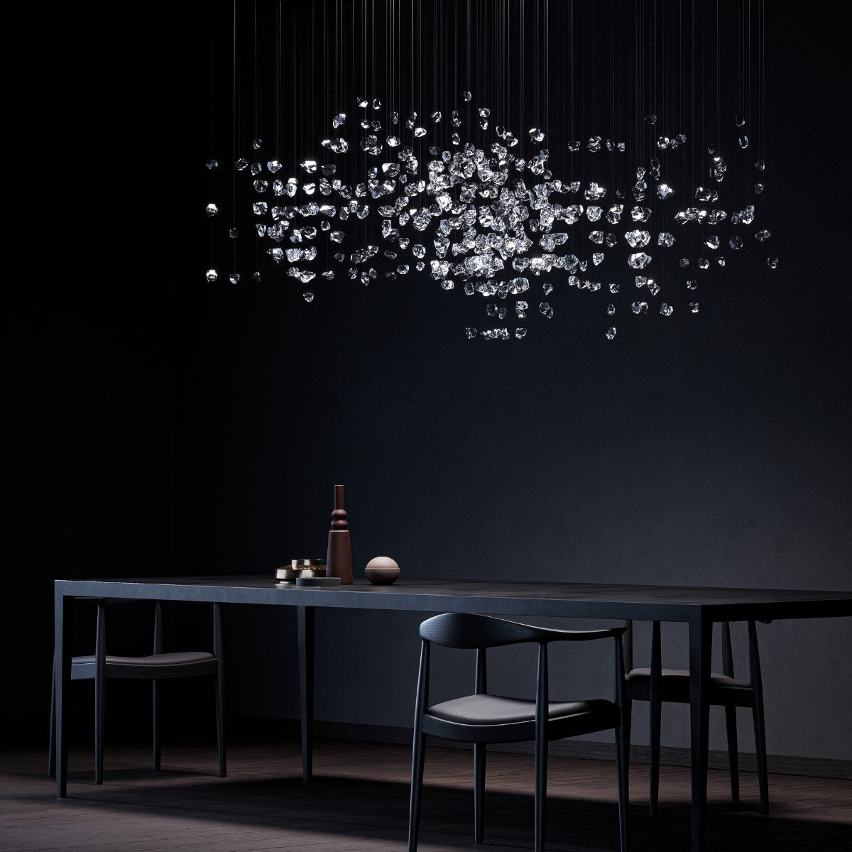 OreStone Grand Quartz Crystal Customize Chandelier