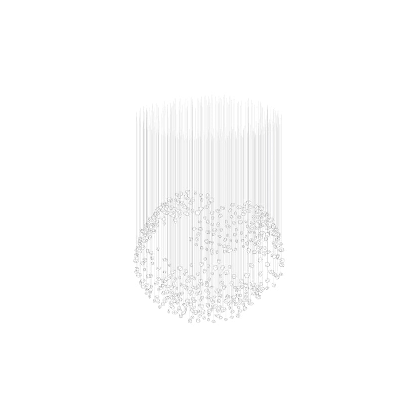 OreStone Grand Quartz Crystal Customize Chandelier